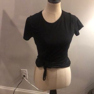 Black tied children’s top